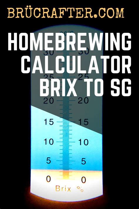 refractometer correction calculation|convert sg to brix.